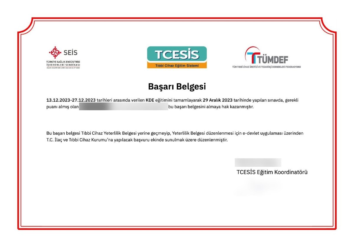 Sınav ve belge hakkında bilinmesi gerekenler