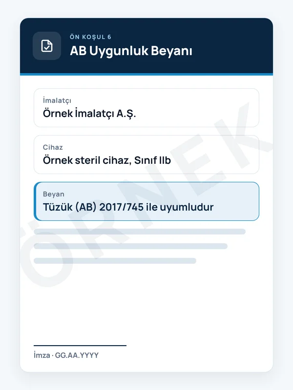AB uygunluk beyanı